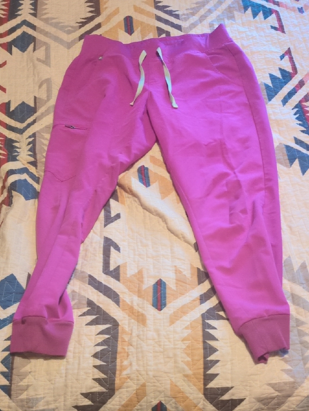 FIGS Zamora Jogger scrub pants Purple jolt